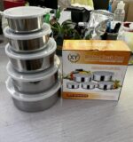 Stainless Steel Food Storage Box Set (5 Pcs)